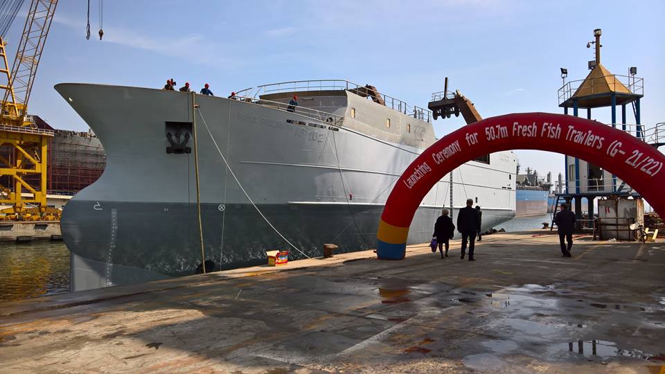 Pall Palsson in shipyard in China